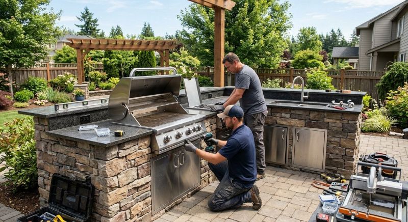 Outdoor Kitchen Renovation in Pearland, TX