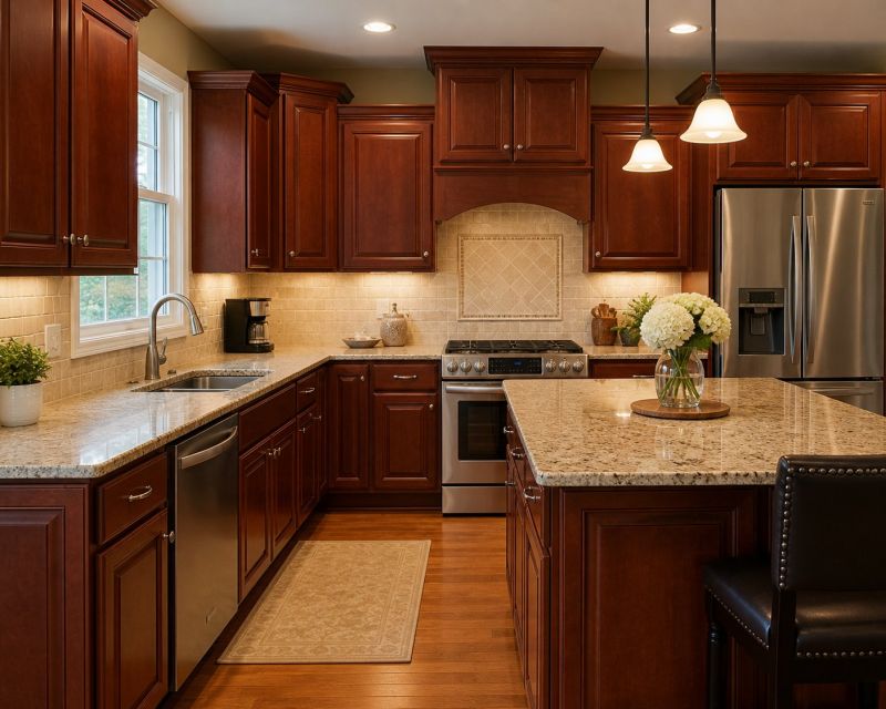 Cherry Cabinet Remodeling in Muncie, IN