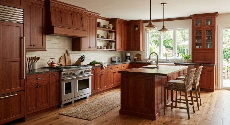 Cherry Cabinet Remodeling in Muncie, IN