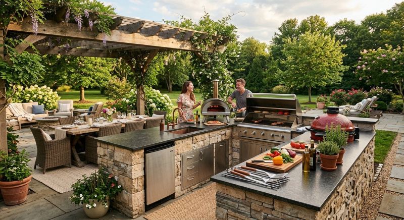 Outdoor Kitchen Renovation in North Charleston, SC